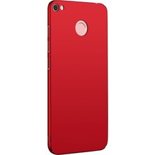 Jopus Xioami Redmi Note 5A Mat Premium Silikon Kılıf - Kırmızı + Nano Ekran Koruyucu