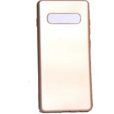 Jopus Samsung Galaxy S10E Mat Premium Silikon Kılıf - Gold