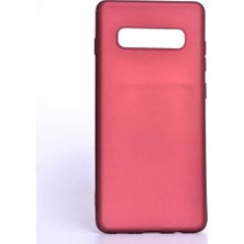 Jopus Samsung Galaxy S10E Mat Premium Silikon Kılıf - Bordo