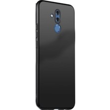 Jopus Huawei Mate 20 Lite Mat Premium Silikon Kılıf - Siyah + 5D Nano Ekran Koruyucu