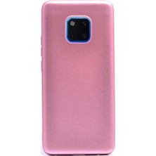 Jopus Huawei Mate 20 Pro Mat Premium Silikon Kılıf - Rose + 5D Nano Ekran Koruyucu