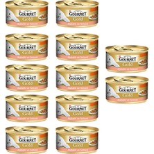 Gourmet Gold Parça Etli Soslu Alabalık & Sebzeli Yaş Kedi Maması 85 gr (12 Al 10 Öde)