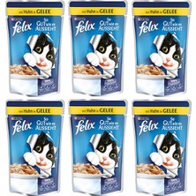 Purina Felix Tavuklu Yaş Kedi Maması 100 gr (6 Al 5 Öde)