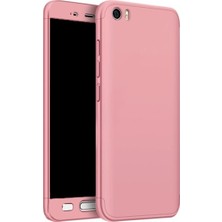 Ehr. Xiaomi Mi 5S Kılıf Ultra Lüx Full Zone 3in1 Kılıf + Nano Ekran Koruyucu Rose Gold