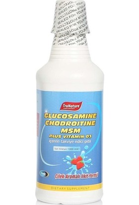 TruNature Likit Glucosamine Chondroitin MSM 1000 ML ÇİLEK AROMALI