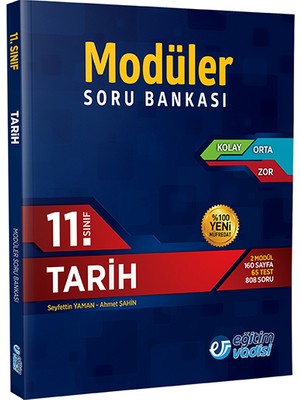 Eğitim Vadisi Yayınları 11.Sınıf Tarih Modüler Soru Bankası