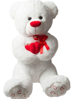 Halley Kalp Tutan Sevimli Dev Peluş Ayıcık 100 cm