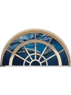 Renkselart Pencere Yunus Deniz Duvar Sticker