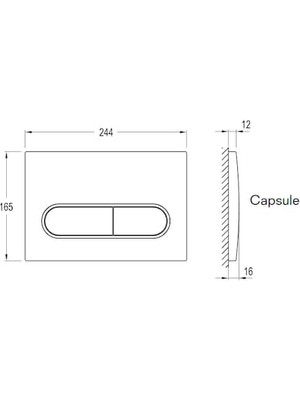 Kale | Capsule - Gomme Rezervuar Paneli (Integra)