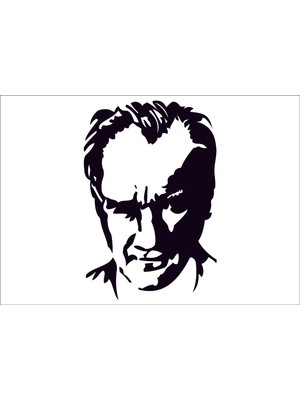 Başaran Sticker Mustafa Kemal Atatürk 2 Araba Arma Sticker