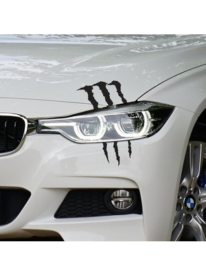 Başaran Sticker Far İçin Pençe İzi Araba Arma Sticker