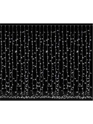 Saçak Perde Led Işık Beyaz