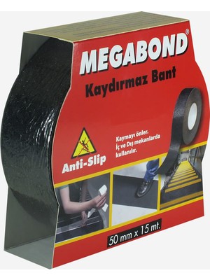 Megabond Kaydırmaz Bant Merdiven Zemin 50Mm X 25 Metre
