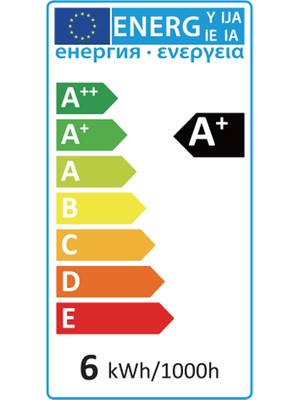 Braytron Led Rustik Flamanlı Ampül 6W G125  E27