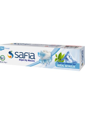 Safia Doğal Diş Macunu Yeşil Çay+ Himalaya Tuzu 75 gr