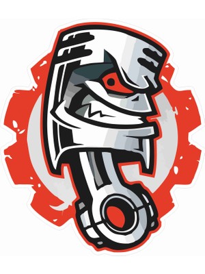 Stickermarket Piston Sticker