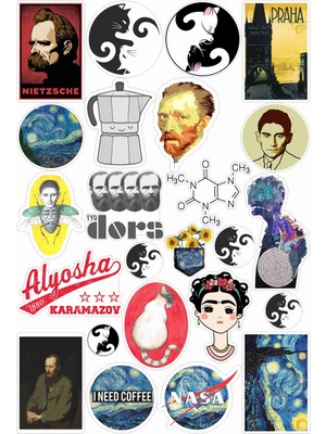 Stickermarket Laptop Sticker Seti