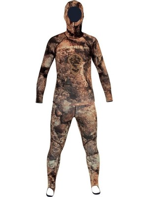 Beuchat Rashguard Rocksea Trigocamo Ceket Başlık Ve Göğüs Pedli + Pantolon