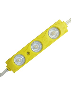 Amber LED Mercekli Modül Led Sarı (Amber) 1.5W | 100 Adet