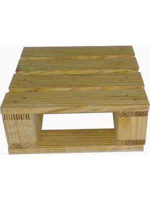 Wooden Gold Ergonomik Moda Doğal Ahşap Palet Tarz Ekran Yükseltici Monitor Stand