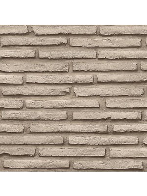 Dekor 1065-C Tuğla Desenli Duvar Kağıdı