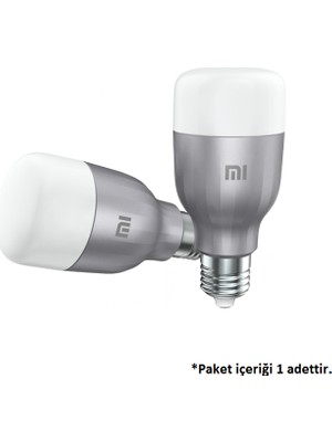 Xiaomi Yeelight Smart Home Led Akıllı Ampul - 10W - 800 Lümen - WiFi - 220 240V - E27