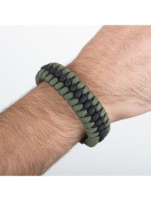 Nilhan Sultan Pusula Ateş Başlatıcılı Düdüklü Paracord Survival Bileklik