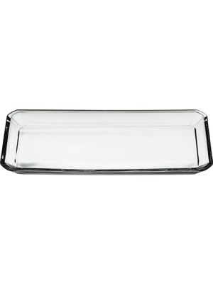 Paşabahçe Nude Glamour Servis Tabağı Kristal Camdan Üretilmiş 20 mm Yükseklik 140x298 mm Ebatlar