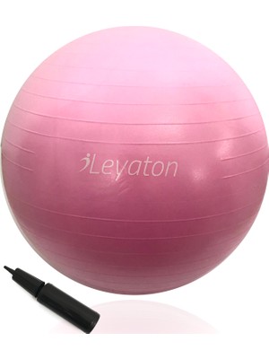 Leyaton Pilates Topu 20 Cm Denge Sağlayan Egzersiz Topu ve 25 Cm Şişirme Pompası Seti