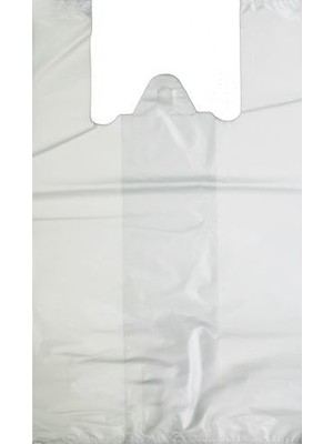Orjin Beyaz Hışır Atlet Market Poşeti 5 kg  Küçük Boy 25x45 cm