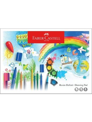 Faber-Castell Karton Kapak Resim Defteri 25x35 cm 15 Yaprak (5075400025)