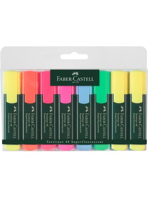 Faber-Castell Yeşil Gövde Fosforlu 6+2 Poşet