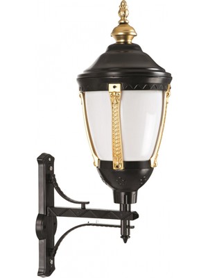 AVONNI BAP-68003-SOP Sarı/Siyah Boyalı Dış Mekan Aydınlatma E27 Aluminyum Polikarbon Cam 40x30cm