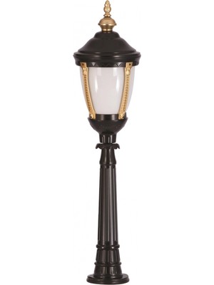 AVONNI BSU-68003-SOP-B Sarı/Siyah Boyalı Dış Mekan Aydınlatma E27 Aluminyum Polikarbon Cam 30cm