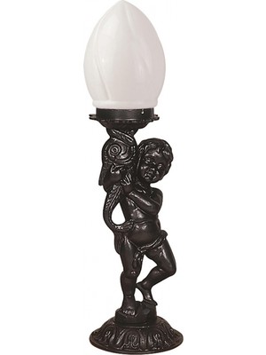 AVONNI BSU-68075-BSY-OP Siyah Boyalı Dış Mekan Aydınlatma E27 Aluminyum Akrilik Cam 20cm