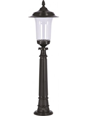 AVONNI BSU-68082-BSY-B Siyah Boyalı Dış Mekan Aydınlatma E27 Aluminyum Döküm Dip Akrilik Cam 30cm