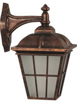 AVONNI BAP-68183-BKR-M2 Kahverengi Boyalı Dış Mekan Aydınlatma E27 ABS Polikarbon Cam 25x20cm