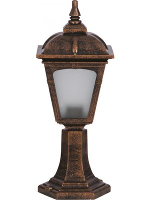 AVONNI BSU-68185-BKR-K Kahverengi Boyalı Dış Mekan Aydınlatma E27 ABS Polikarbon Cam 20cm