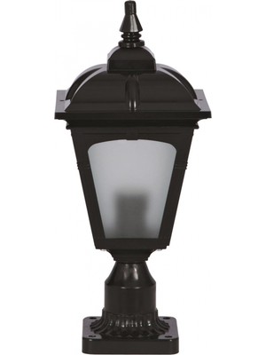 AVONNI BSU-68185-BSY-K Siyah Boyalı Dış Mekan Aydınlatma E27 ABS Polikarbon Cam 20cm