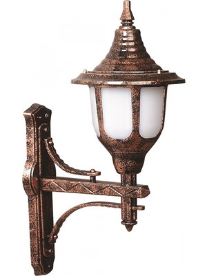 AVONNI BAP-68190-BKR Kahverengi Boyalı Dış Mekan Aydınlatma E27 ABS Polikarbon Cam 35x24cm