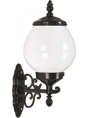 AVONNI BAP-68194-BSY-OP Siyah Boyalı Dış Mekan Aydınlatma E27 ABS Akrilik Cam 30x25cm