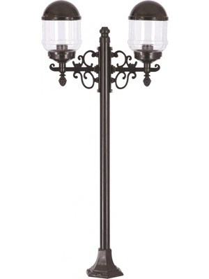 AVONNI BSU-68198-2BSY Siyah Boyalı Dış Mekan Aydınlatma E27 Metal ABS Akrilik Cam 55x17cm