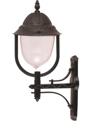 AVONNI BAP-68212-BSY Siyah Boyalı Dış Mekan Aydınlatma E27 ABS Polikarbon Cam 40x30cm
