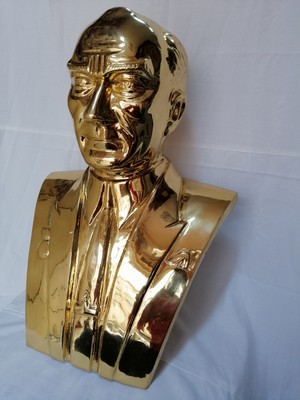 Ekin Bayrakçılık Büst Atatürk Pirinç Döküm 55 Cm.