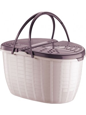 Bursev Kapaklı Piknik Sepeti