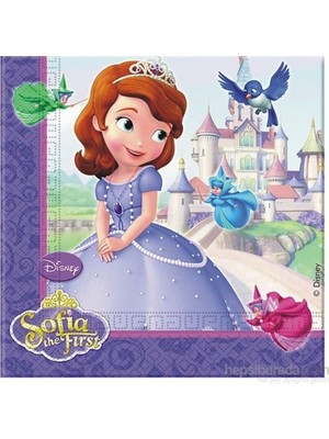 Süsle Bebek ve Parti Prenses Sofia The First - Peçete - 20 Adet