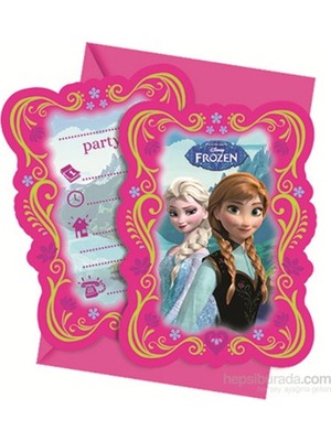 Frozen Davetiye (6 Ad)