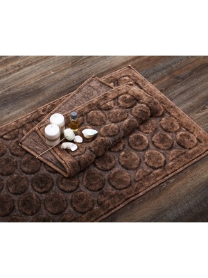 Dekoreko Alanur Ortaköy Eskitme Cotton 2 Li Paspas Kahve