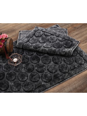 Dekoreko Alanur Ortaköy Eskitme Cotton 2 Li Paspas Antrasit
