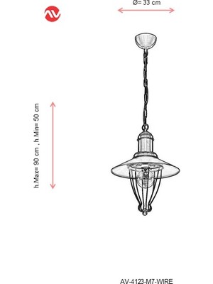 Avonni AV-4123-M7-WIRE Eskitme Kaplama Sarkıt